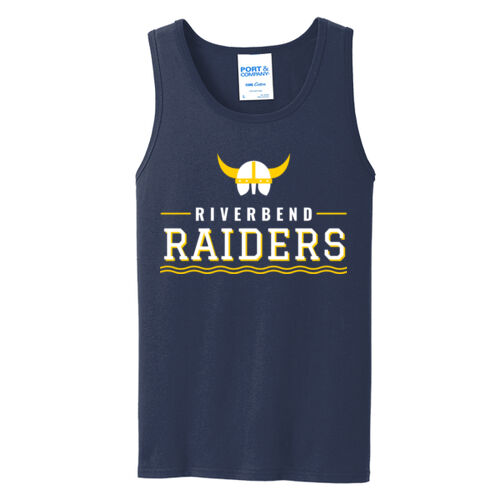 Riverbend Raiders Dark - Core Cotton Tank Top Thumbnail
