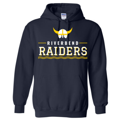 Riverbend Raiders Dark - Heavy Blend Hooded Sweatshirt Thumbnail