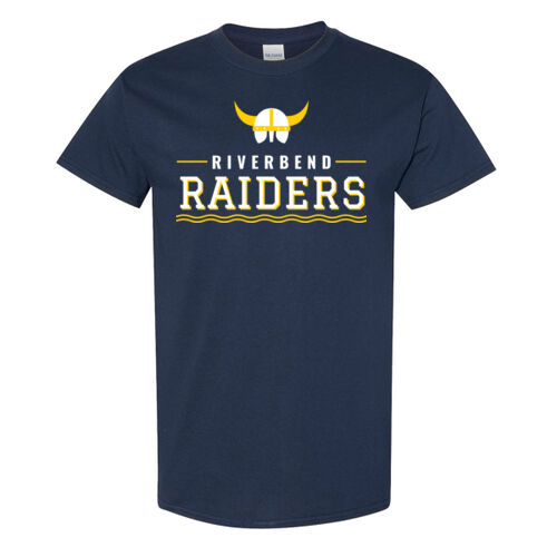 Riverbend Raiders Dark - Heavy Cotton T-Shirt Thumbnail