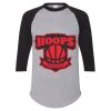 Unisex Three-Quarter Raglan Sleeve Baseball Jersey T-Shirt Thumbnail