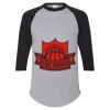 Unisex Three-Quarter Raglan Sleeve Baseball Jersey T-Shirt Thumbnail
