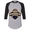Unisex Three-Quarter Raglan Sleeve Baseball Jersey T-Shirt Thumbnail