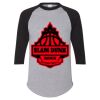 Unisex Three-Quarter Raglan Sleeve Baseball Jersey T-Shirt Thumbnail