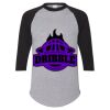 Unisex Three-Quarter Raglan Sleeve Baseball Jersey T-Shirt Thumbnail