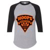 Unisex Three-Quarter Raglan Sleeve Baseball Jersey T-Shirt Thumbnail