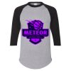 Unisex Three-Quarter Raglan Sleeve Baseball Jersey T-Shirt Thumbnail