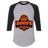 Unisex Three-Quarter Raglan Sleeve Baseball Jersey T-Shirt Thumbnail