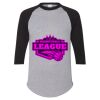 Unisex Three-Quarter Raglan Sleeve Baseball Jersey T-Shirt Thumbnail