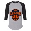 Unisex Three-Quarter Raglan Sleeve Baseball Jersey T-Shirt Thumbnail