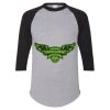 Unisex Three-Quarter Raglan Sleeve Baseball Jersey T-Shirt Thumbnail