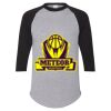 Unisex Three-Quarter Raglan Sleeve Baseball Jersey T-Shirt Thumbnail