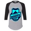 Unisex Three-Quarter Raglan Sleeve Baseball Jersey T-Shirt Thumbnail