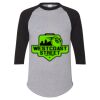 Unisex Three-Quarter Raglan Sleeve Baseball Jersey T-Shirt Thumbnail