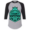 Unisex Three-Quarter Raglan Sleeve Baseball Jersey T-Shirt Thumbnail