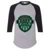 Unisex Three-Quarter Raglan Sleeve Baseball Jersey T-Shirt Thumbnail
