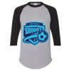 Unisex Three-Quarter Raglan Sleeve Baseball Jersey T-Shirt Thumbnail