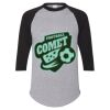 Unisex Three-Quarter Raglan Sleeve Baseball Jersey T-Shirt Thumbnail