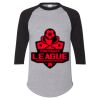 Unisex Three-Quarter Raglan Sleeve Baseball Jersey T-Shirt Thumbnail
