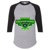 Unisex Three-Quarter Raglan Sleeve Baseball Jersey T-Shirt Thumbnail