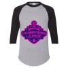 Unisex Three-Quarter Raglan Sleeve Baseball Jersey T-Shirt Thumbnail