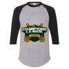 Unisex Three-Quarter Raglan Sleeve Baseball Jersey T-Shirt Thumbnail
