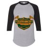 Unisex Three-Quarter Raglan Sleeve Baseball Jersey T-Shirt Thumbnail