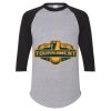 Unisex Three-Quarter Raglan Sleeve Baseball Jersey T-Shirt Thumbnail