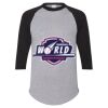 Unisex Three-Quarter Raglan Sleeve Baseball Jersey T-Shirt Thumbnail