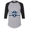 Unisex Three-Quarter Raglan Sleeve Baseball Jersey T-Shirt Thumbnail