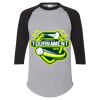 Unisex Three-Quarter Raglan Sleeve Baseball Jersey T-Shirt Thumbnail