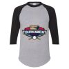 Unisex Three-Quarter Raglan Sleeve Baseball Jersey T-Shirt Thumbnail