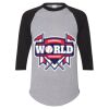 Unisex Three-Quarter Raglan Sleeve Baseball Jersey T-Shirt Thumbnail