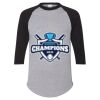 Unisex Three-Quarter Raglan Sleeve Baseball Jersey T-Shirt Thumbnail
