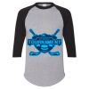 Unisex Three-Quarter Raglan Sleeve Baseball Jersey T-Shirt Thumbnail