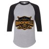 Unisex Three-Quarter Raglan Sleeve Baseball Jersey T-Shirt Thumbnail