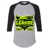 Unisex Three-Quarter Raglan Sleeve Baseball Jersey T-Shirt Thumbnail