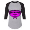 Unisex Three-Quarter Raglan Sleeve Baseball Jersey T-Shirt Thumbnail