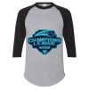 Unisex Three-Quarter Raglan Sleeve Baseball Jersey T-Shirt Thumbnail