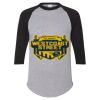 Unisex Three-Quarter Raglan Sleeve Baseball Jersey T-Shirt Thumbnail