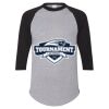 Unisex Three-Quarter Raglan Sleeve Baseball Jersey T-Shirt Thumbnail