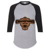 Unisex Three-Quarter Raglan Sleeve Baseball Jersey T-Shirt Thumbnail