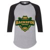 Unisex Three-Quarter Raglan Sleeve Baseball Jersey T-Shirt Thumbnail