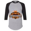 Unisex Three-Quarter Raglan Sleeve Baseball Jersey T-Shirt Thumbnail