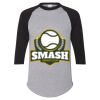 Unisex Three-Quarter Raglan Sleeve Baseball Jersey T-Shirt Thumbnail