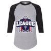Unisex Three-Quarter Raglan Sleeve Baseball Jersey T-Shirt Thumbnail