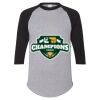 Unisex Three-Quarter Raglan Sleeve Baseball Jersey T-Shirt Thumbnail
