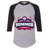 Unisex Three-Quarter Raglan Sleeve Baseball Jersey T-Shirt Thumbnail