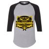 Unisex Three-Quarter Raglan Sleeve Baseball Jersey T-Shirt Thumbnail