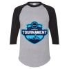 Unisex Three-Quarter Raglan Sleeve Baseball Jersey T-Shirt Thumbnail