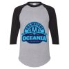 Unisex Three-Quarter Raglan Sleeve Baseball Jersey T-Shirt Thumbnail